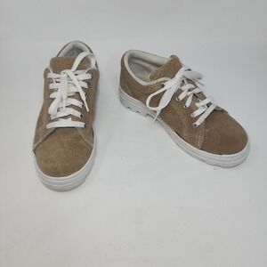 Carolina Colours Sneakers Womens 6.5 Nutmeg Brown Suede Platform Lug Sole 4447